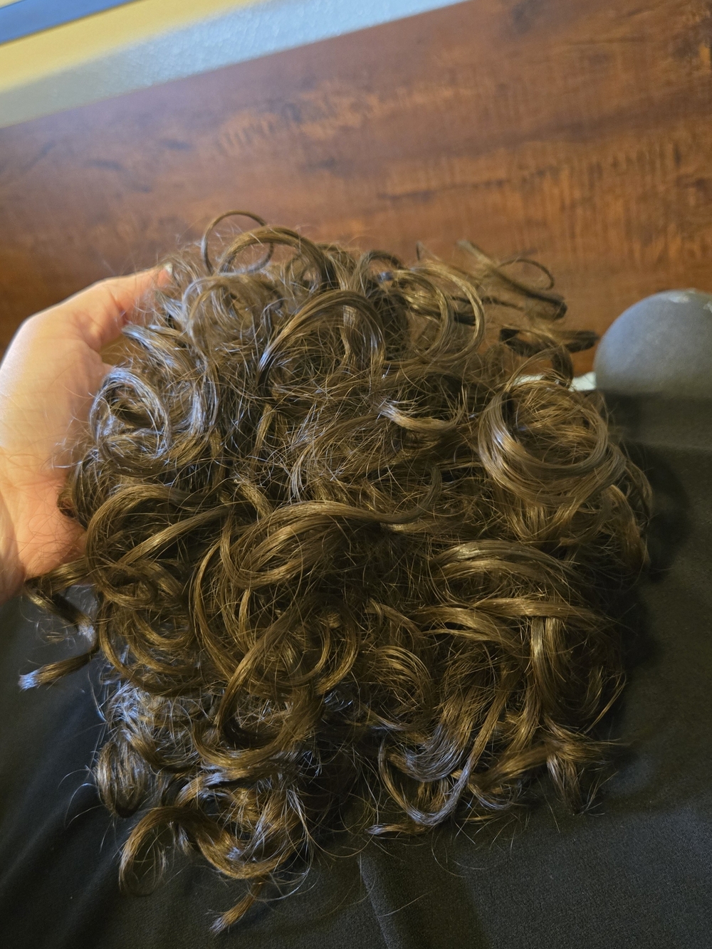 Synthetic Curly Ponytail Hair Extension – Dark Brown –